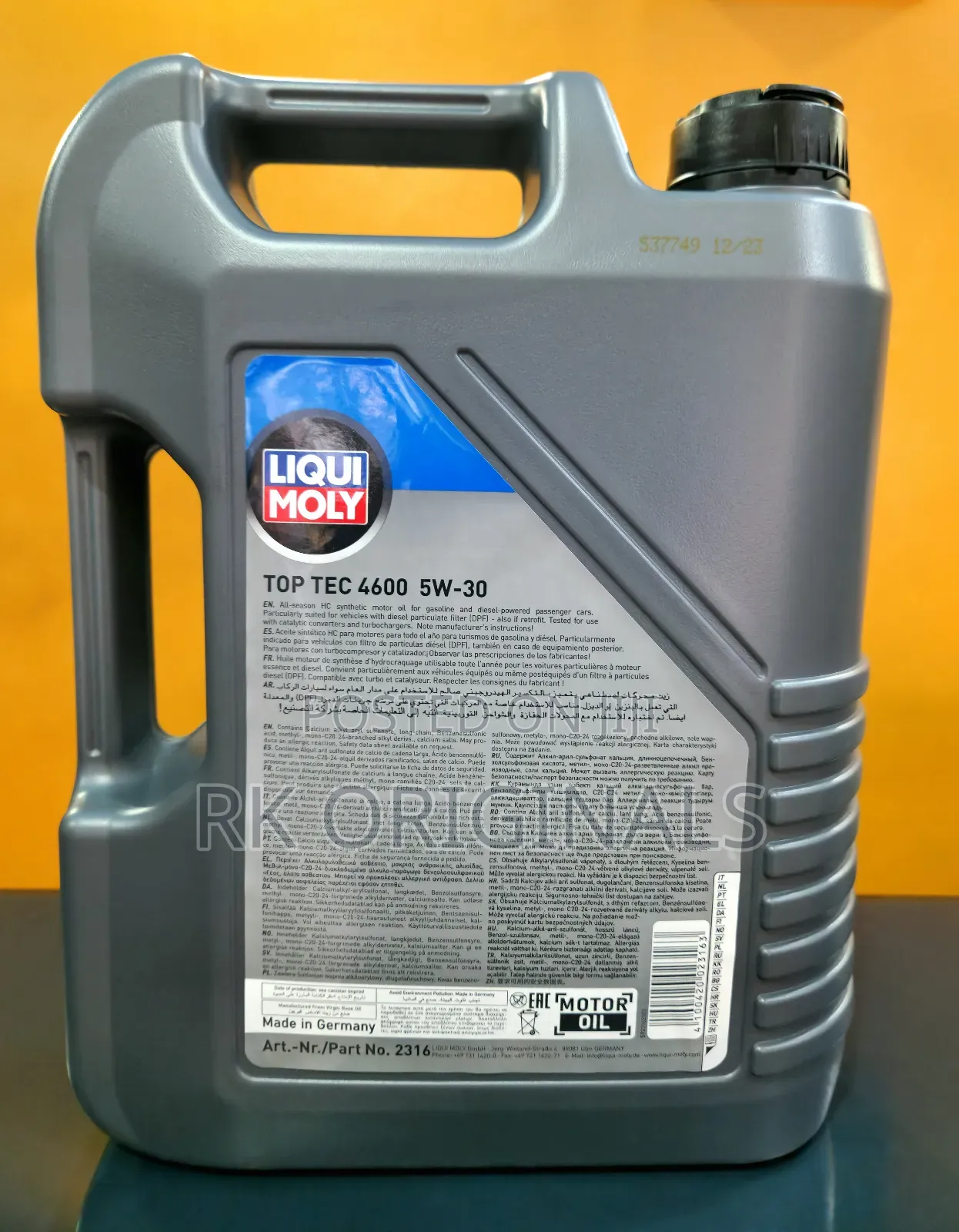 Liqui Moly Top Tec 4600 5w30 5l Imported From Germany 🇩🇪.