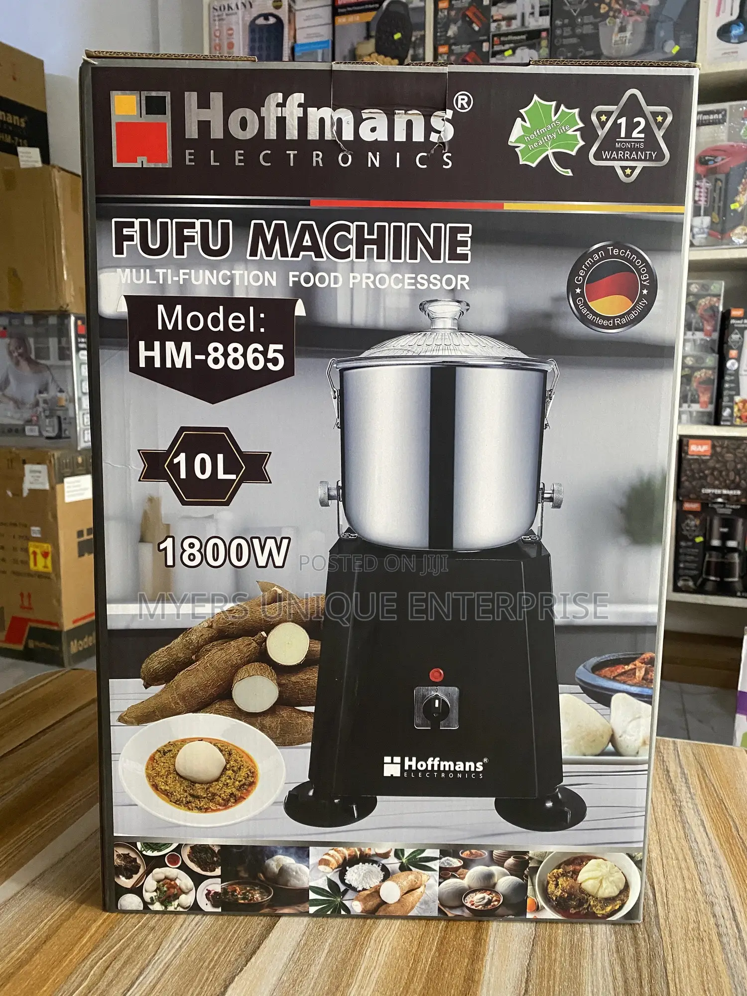 Hoffmans 10l Fufu Machine