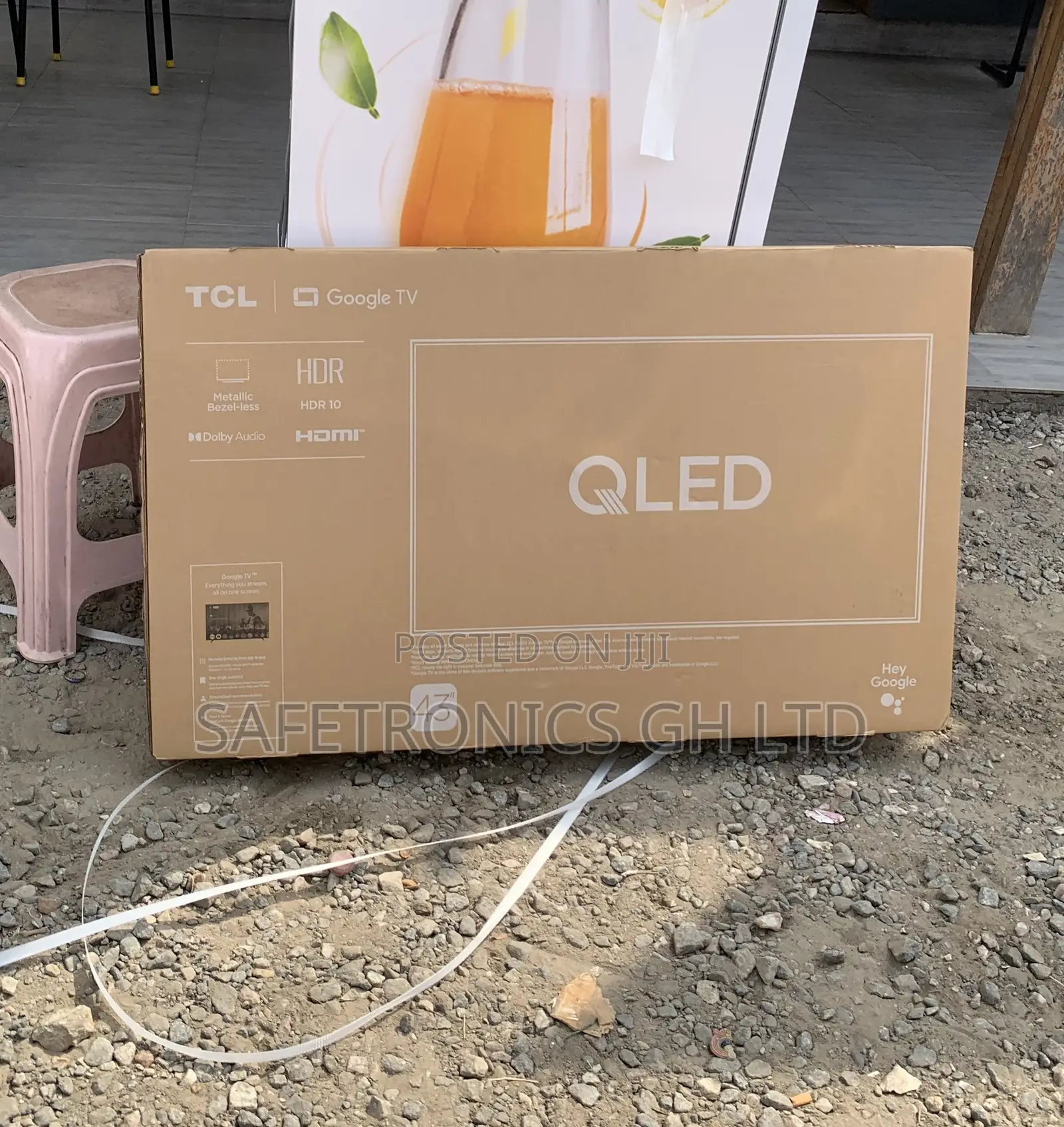 Original TCL 43s5k Qled Smart Satellite Android 43 Inch Tv