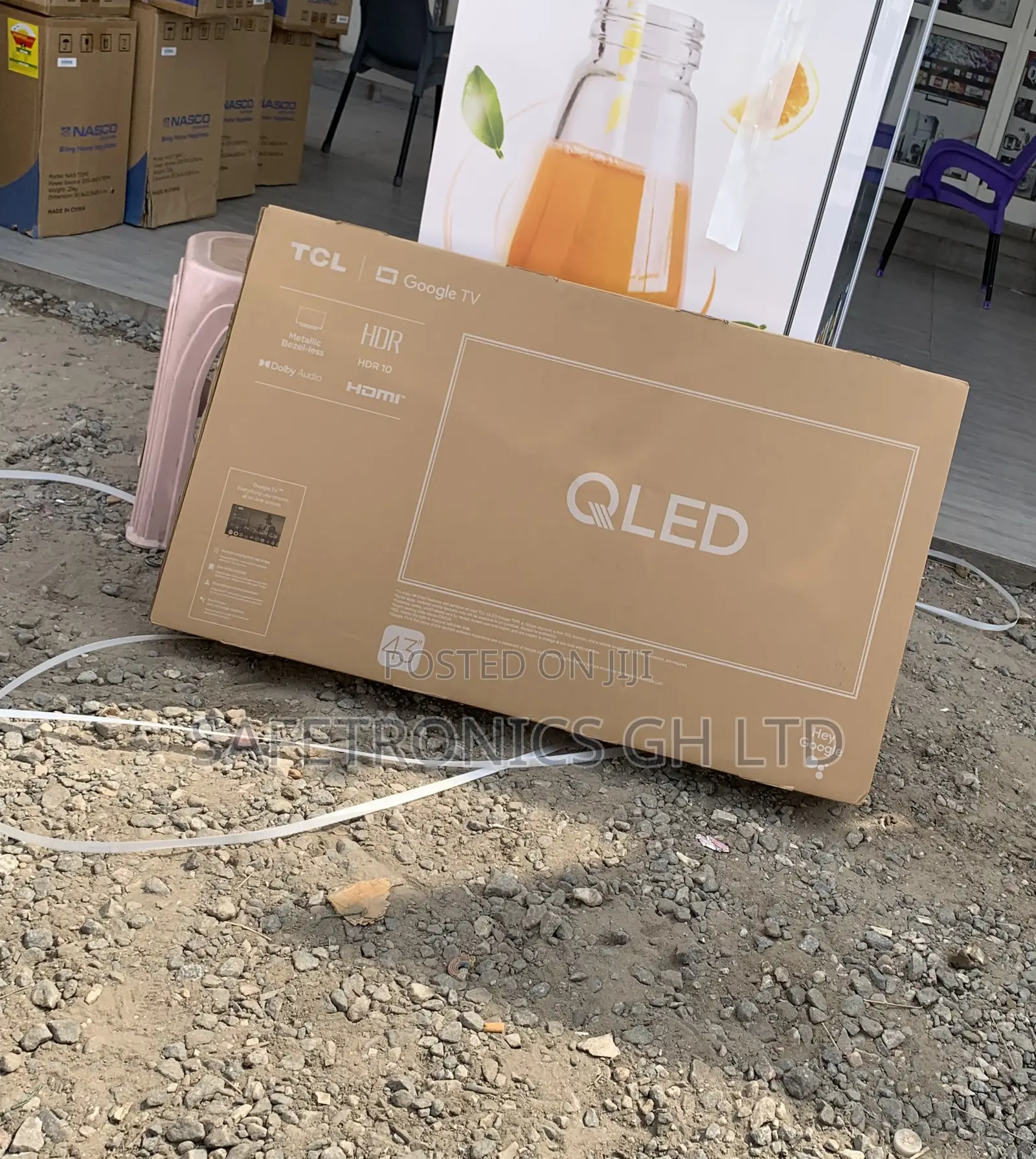 Original TCL 43s5k Qled Smart Satellite Android 43 Inch Tv