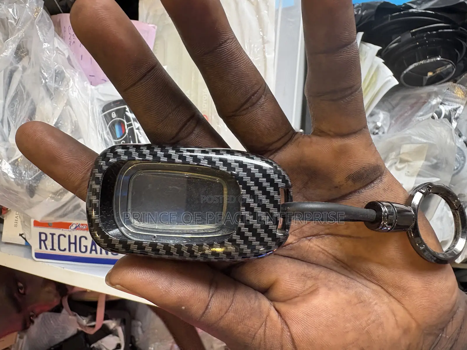 Honda CRV 2024 2025 Remote Cover Carbon Fiber