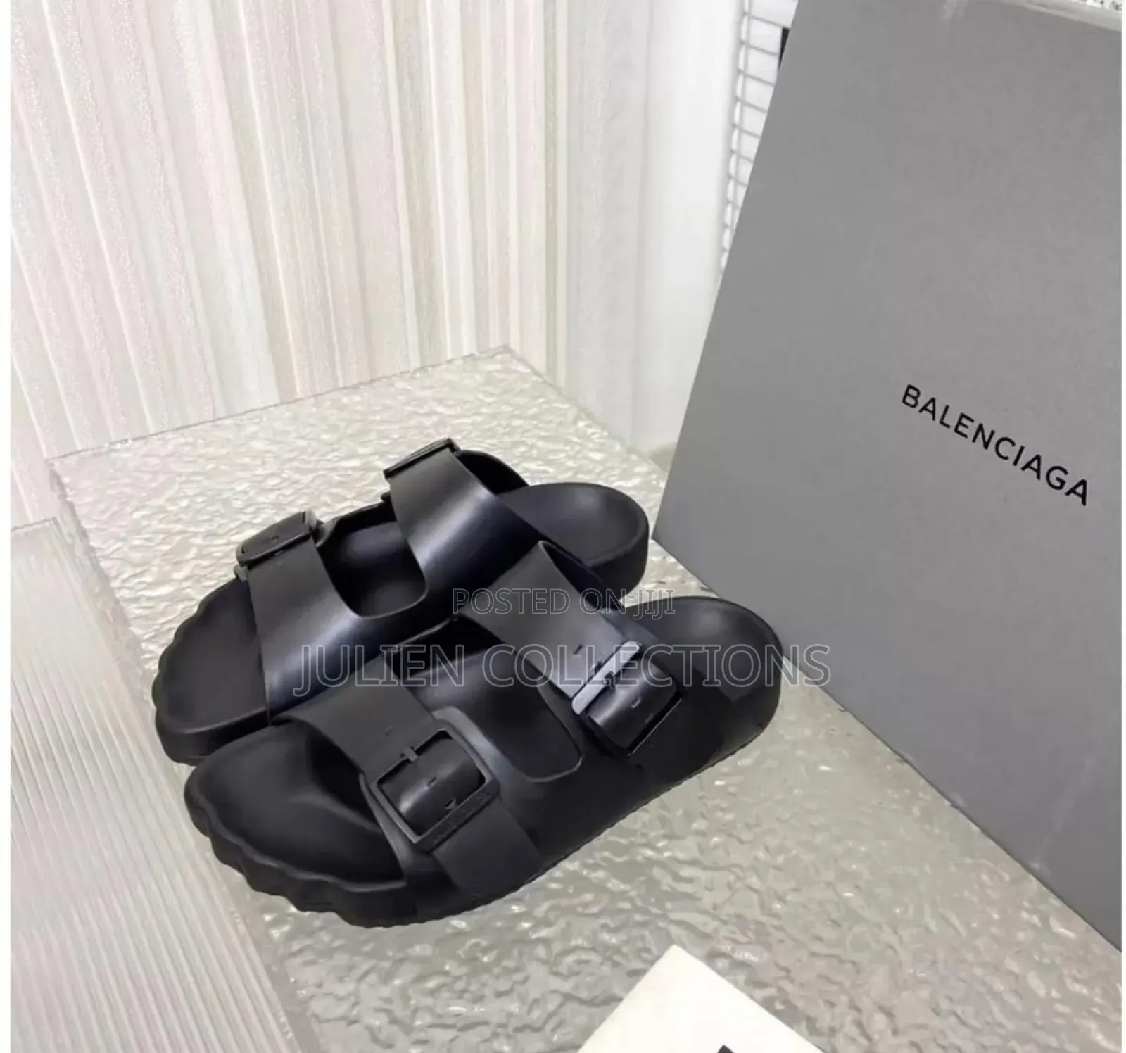 Balenciaga Birk Sandals Black