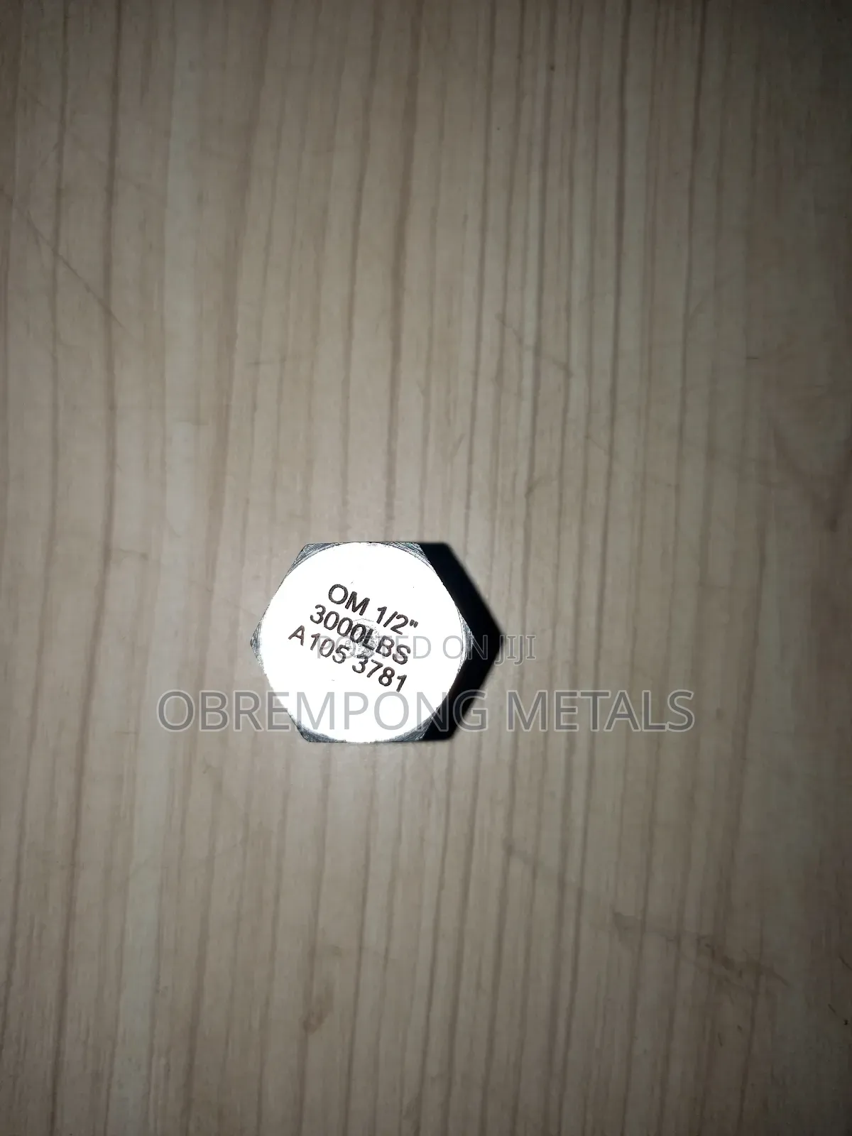 1/2" Steel Plug 3000lbs