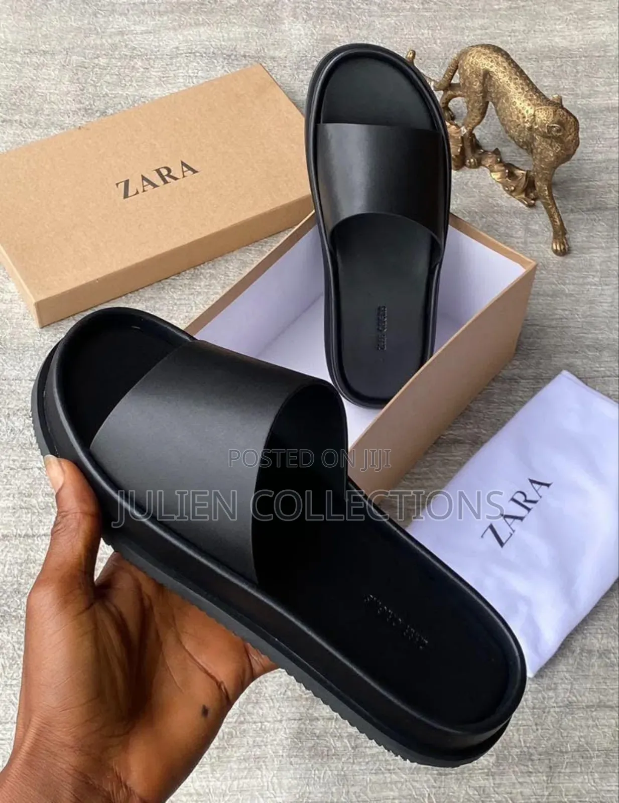 Zara Monochrome Sandals