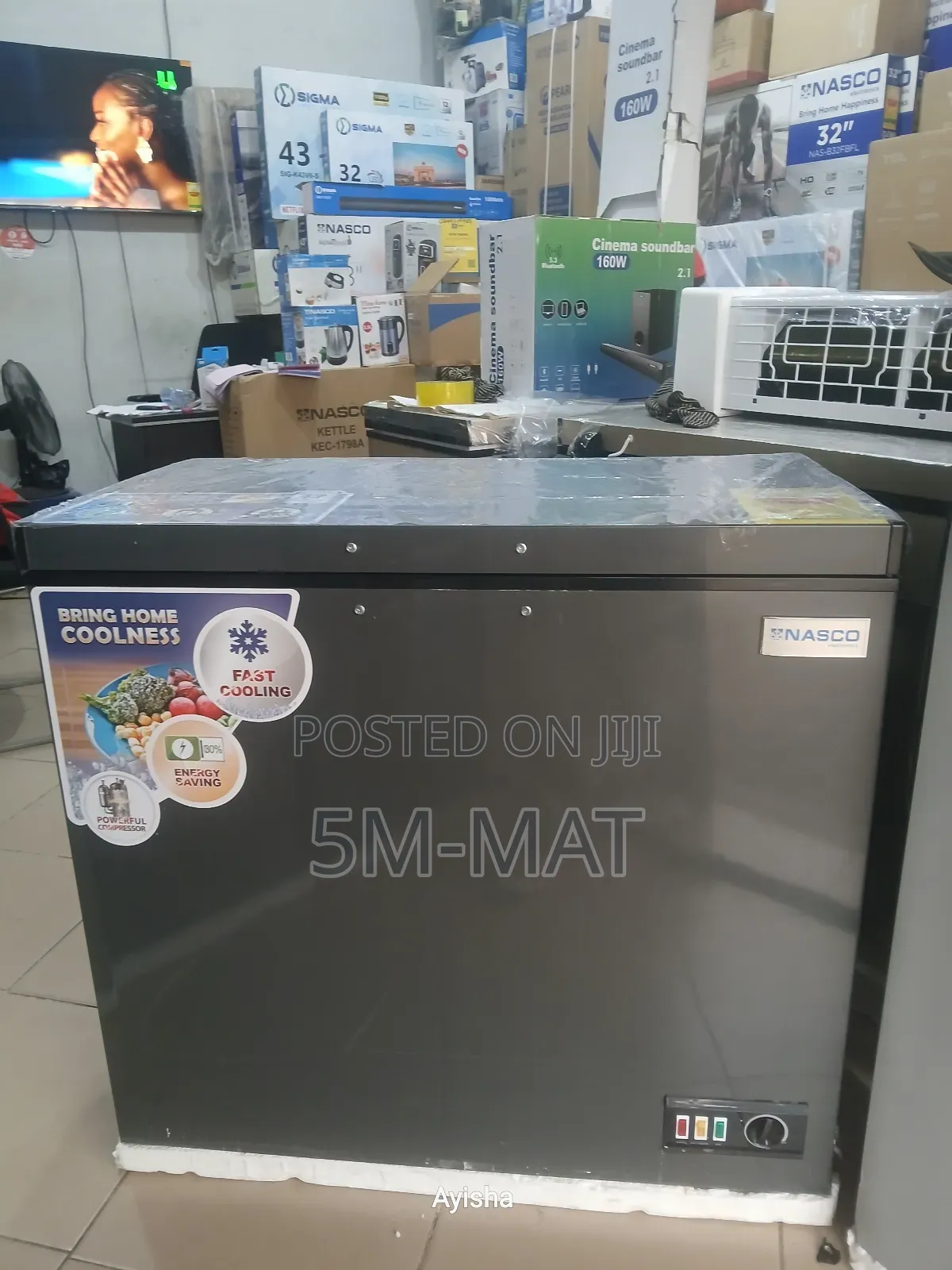Energy Efficient 200ltrs Chest Frezers Nas-250fl Nasco