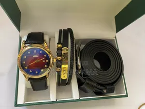 Leather Rolex Watch