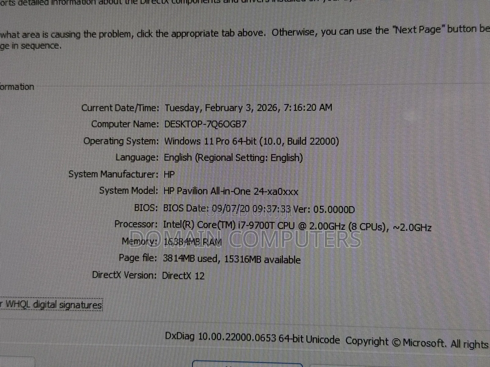 Hp Pavilion All-in-One 24-Xa0xxx Touchscreen