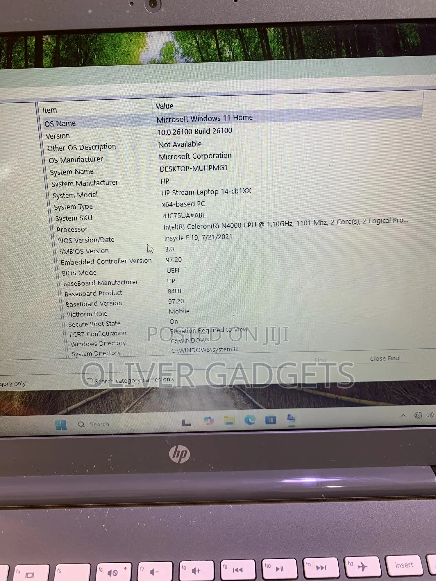 Laptop HP Stream 14 4GB Intel SSD 32GB