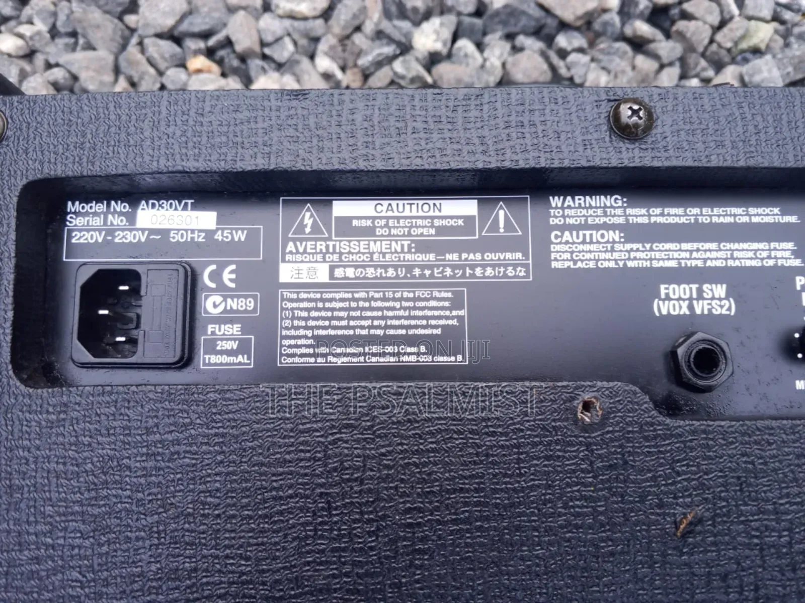 Valveetronix Vox Ad 30vt Guitar Combo With Effects