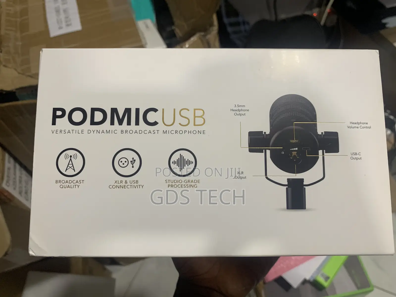 Rode Podmic Usb And Xlr Dynamic Broadcast Microphone