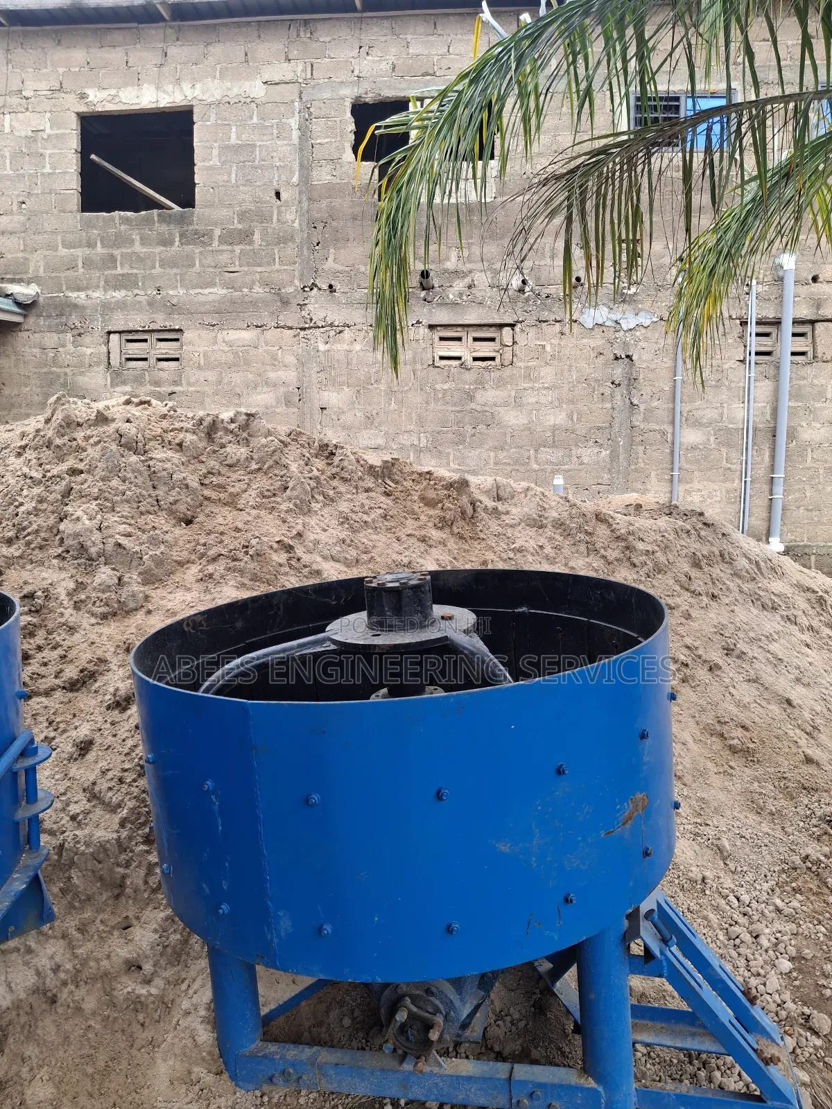 Mixer Pan  For Block Making Machine