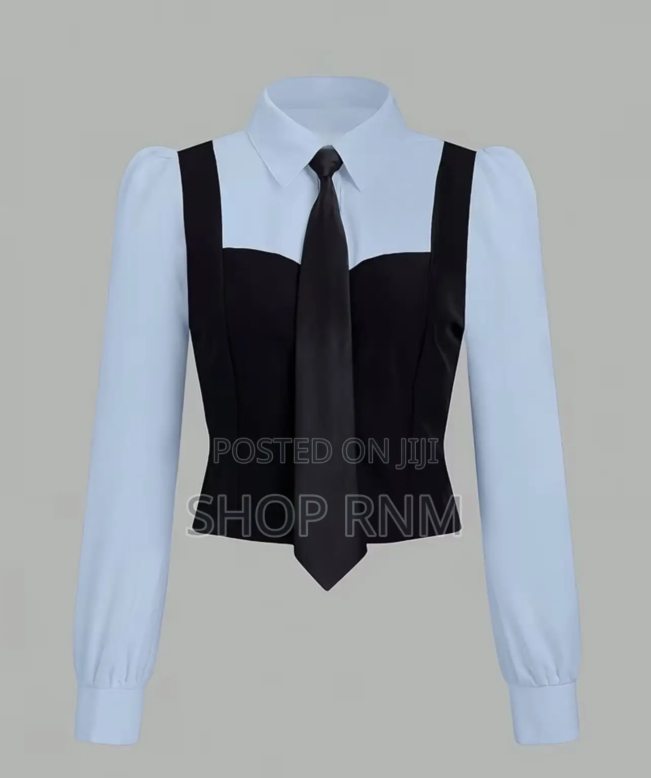 Ladies Oversized Shirts With Necktie