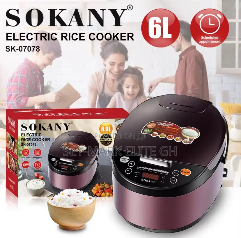6l Sokany Digital Rice Cooker