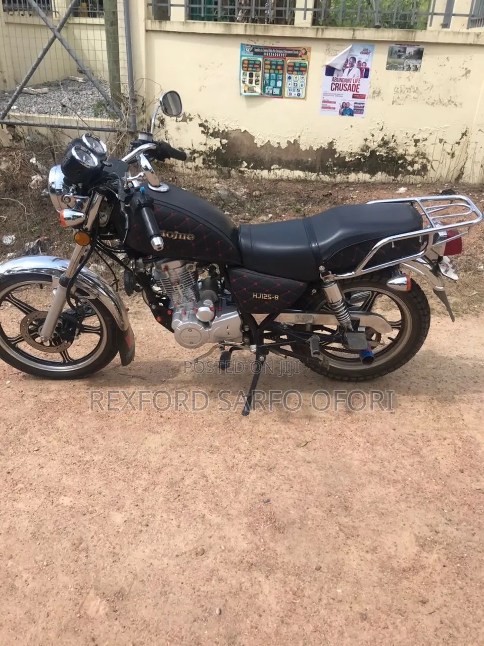 Haojue HJ125-8K 2025 Black