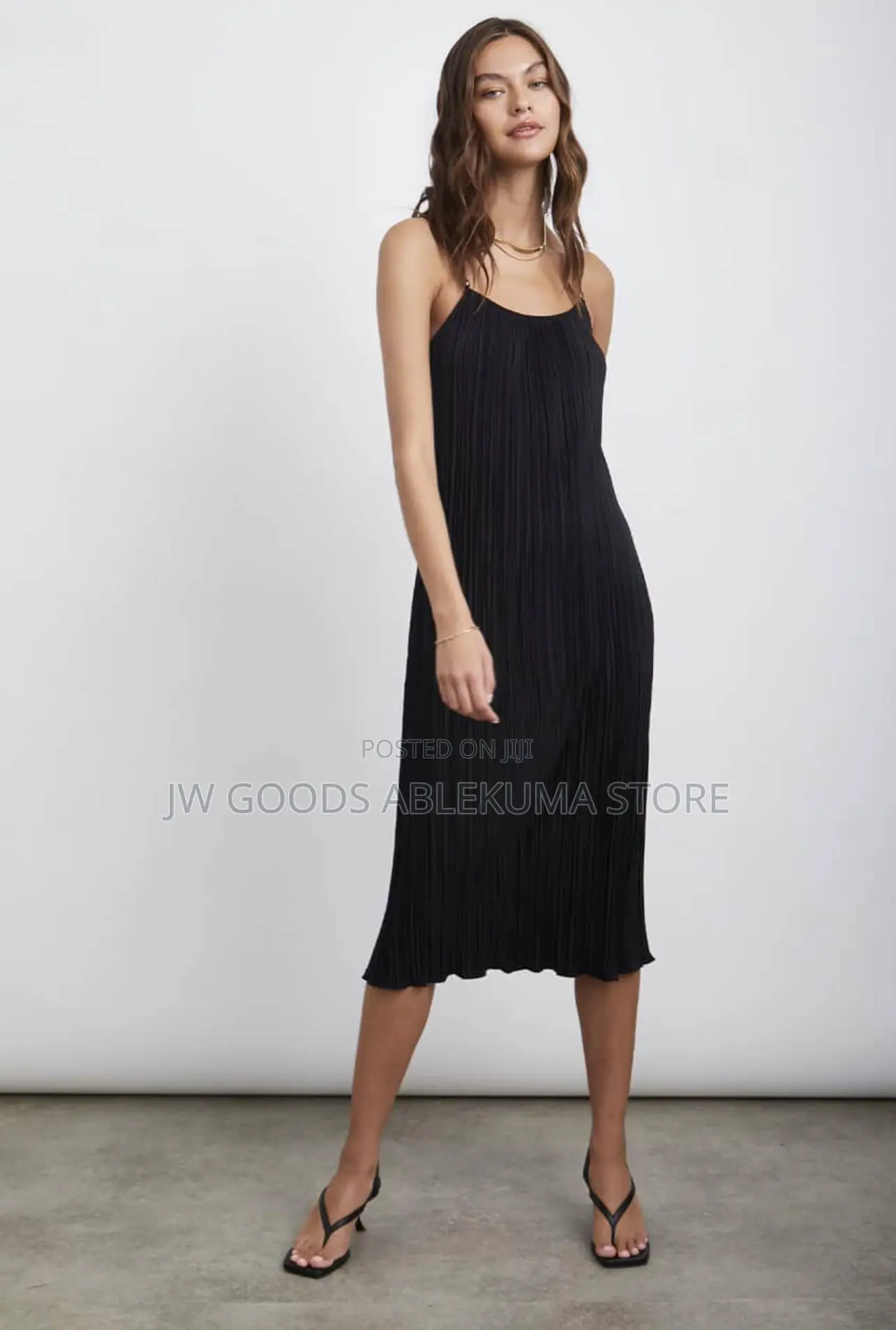 Ladies Straight Midi Dress