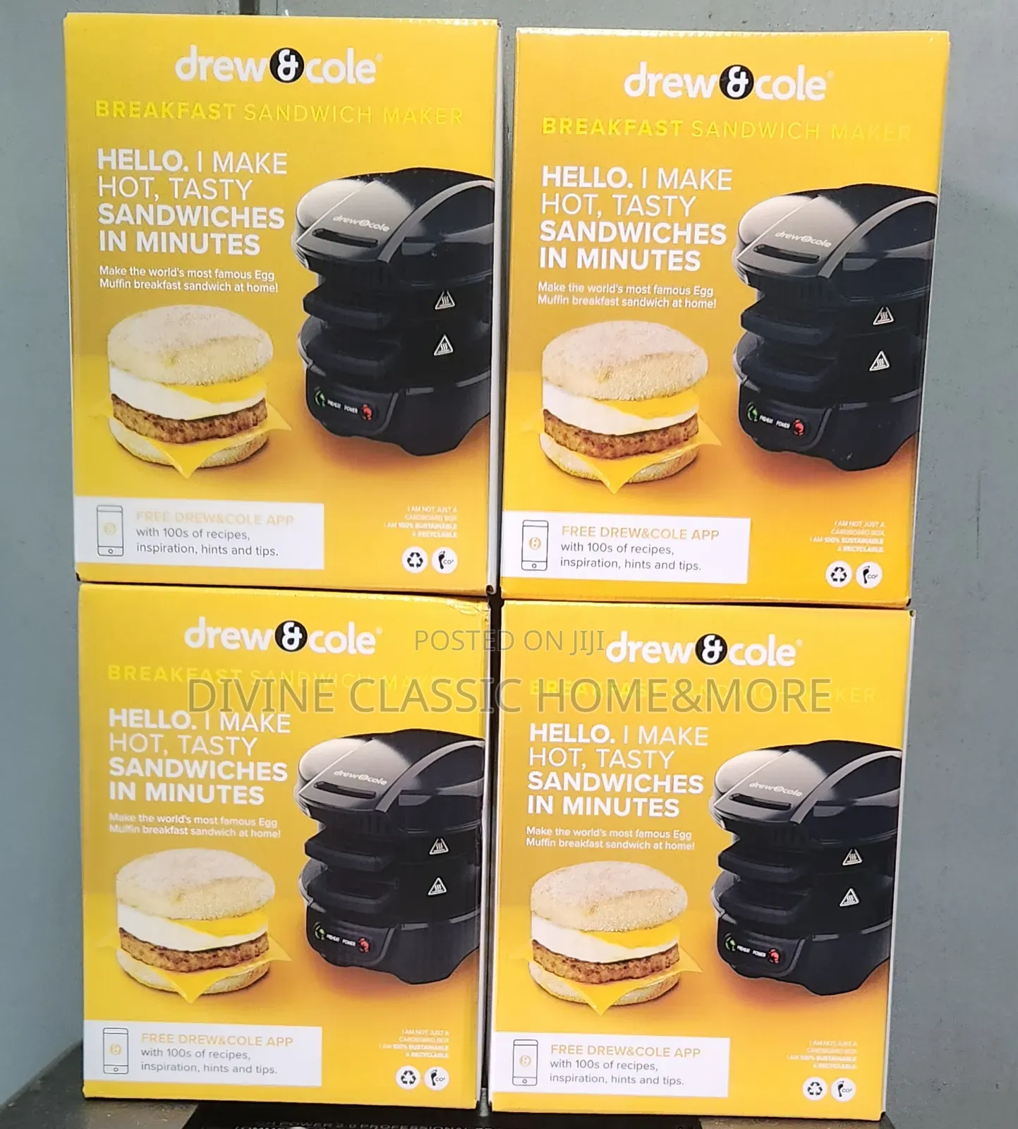 Drew Cole Breakfast Sandwich Maker
