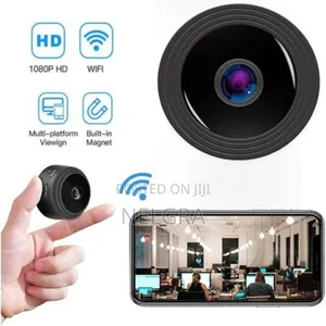 Mini Wireless Ip Camera 1080p Hd - Black