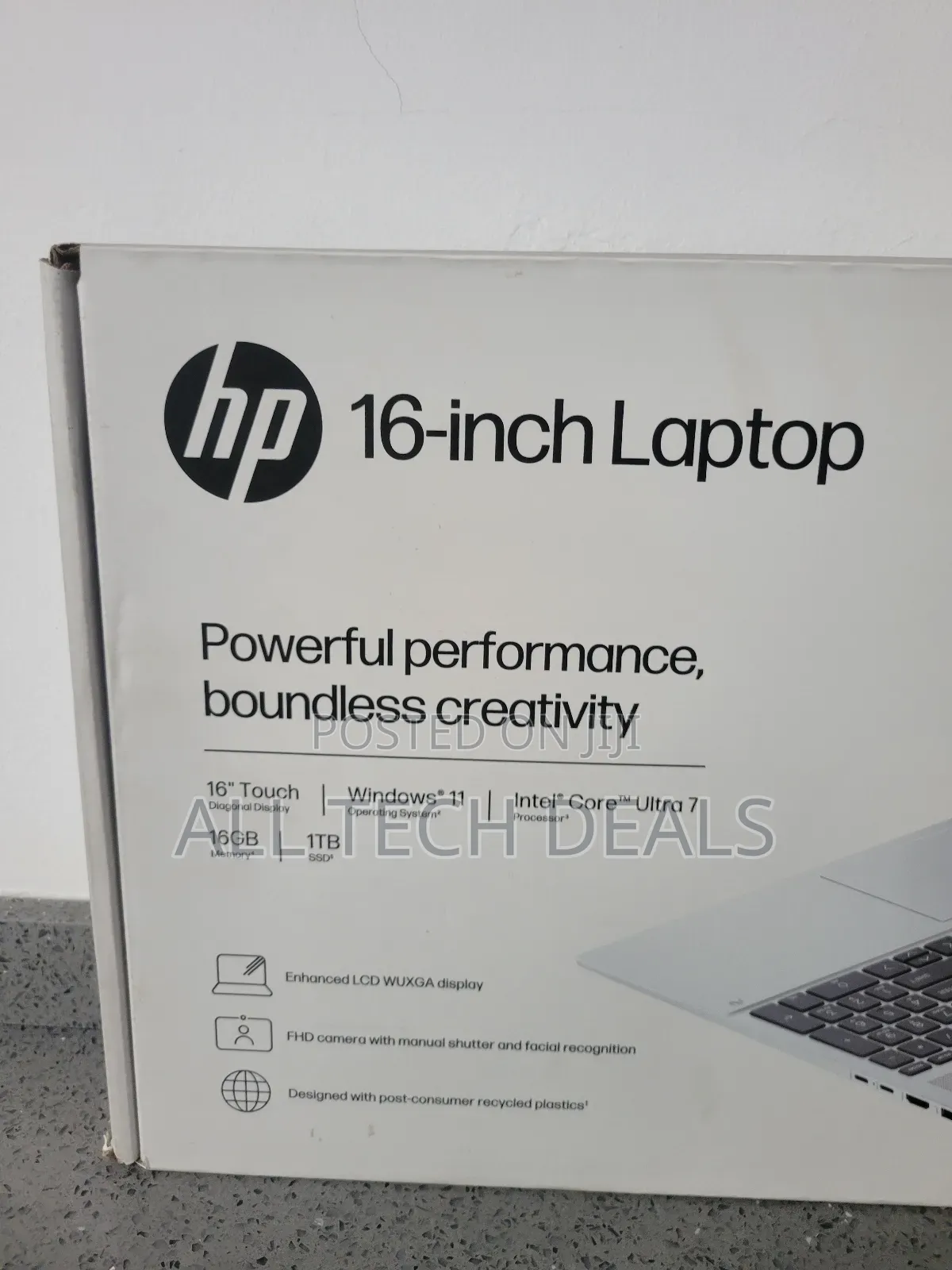 New Laptop HP OmniBook 5 16" 16GB Intel Core Ultra 7 SSD 1T
