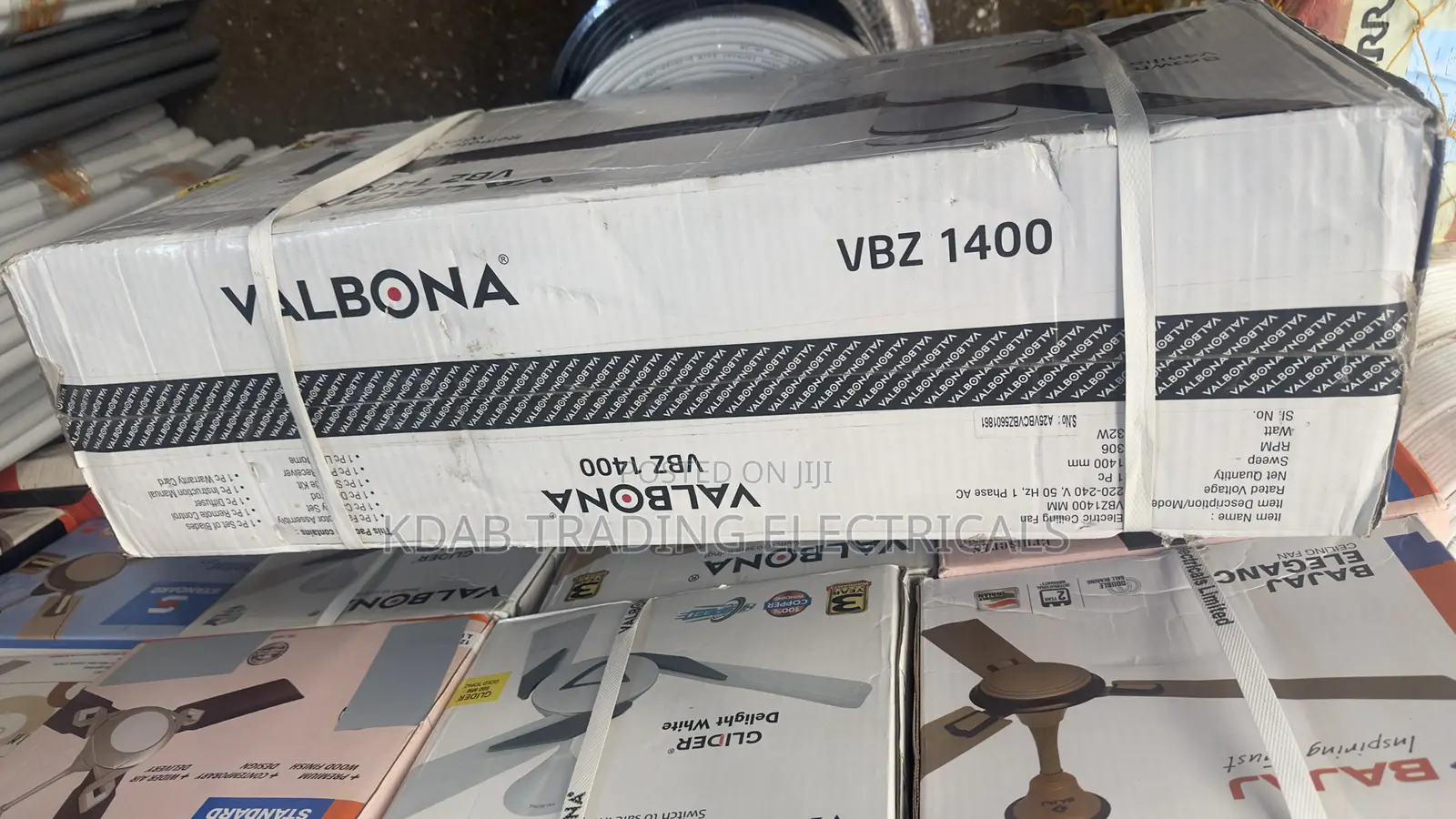 Valbona Fan With Light