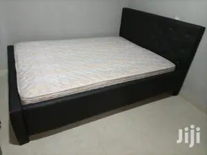 New Black Bed With Matress🖤❤