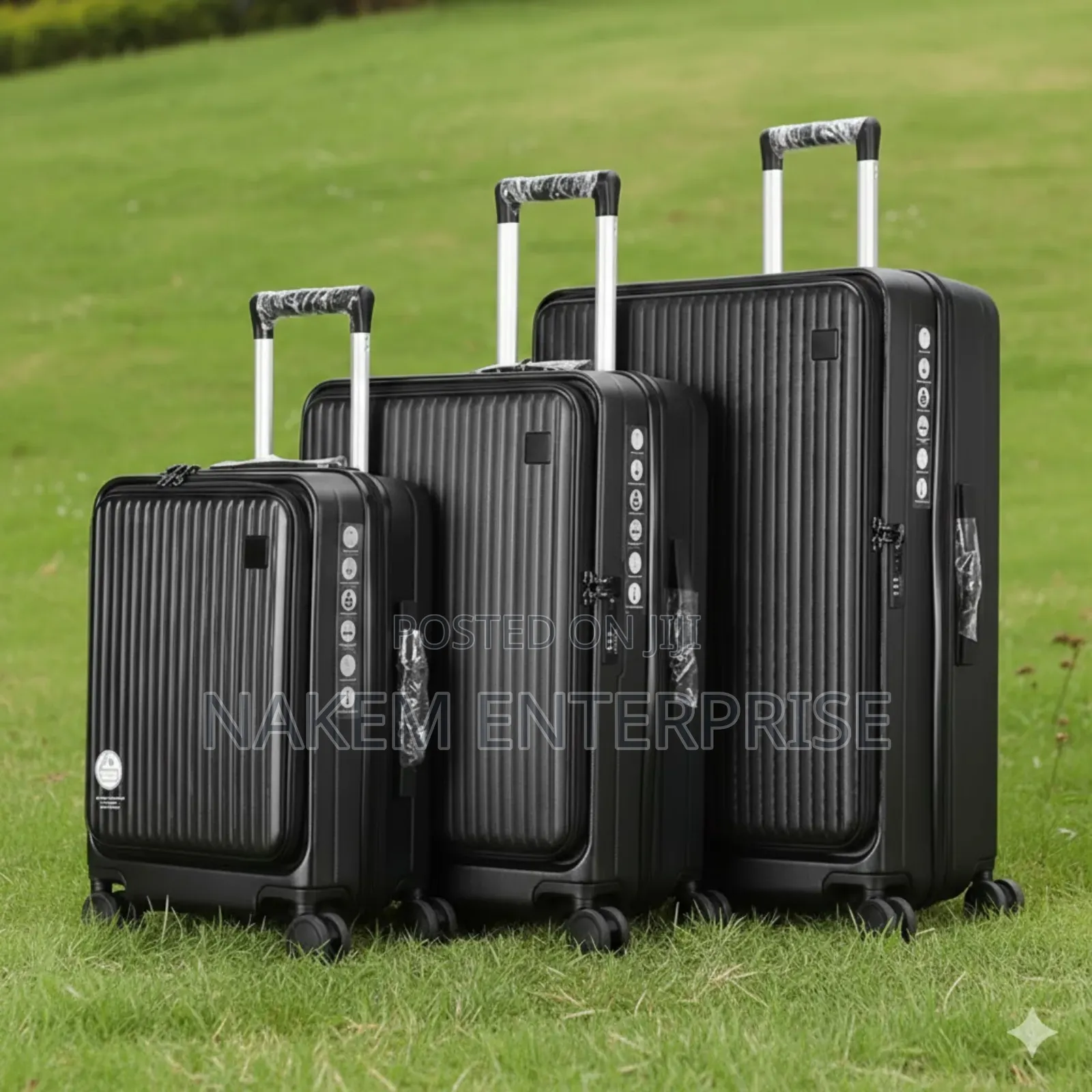 22,26,30inch 3pcs Front Open Large Trunk Style Hardshell Pc Suitcases