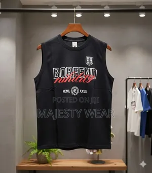 Round Neck Sleeveless Shirts for Men