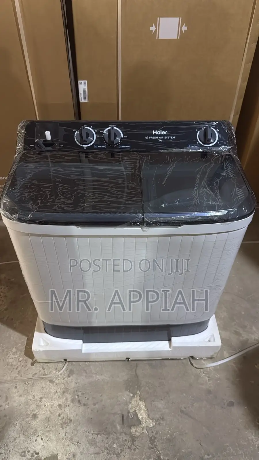 Newly in Stock TCL 7kg Twin Tub Electric Washing Machine + Spin Dry.