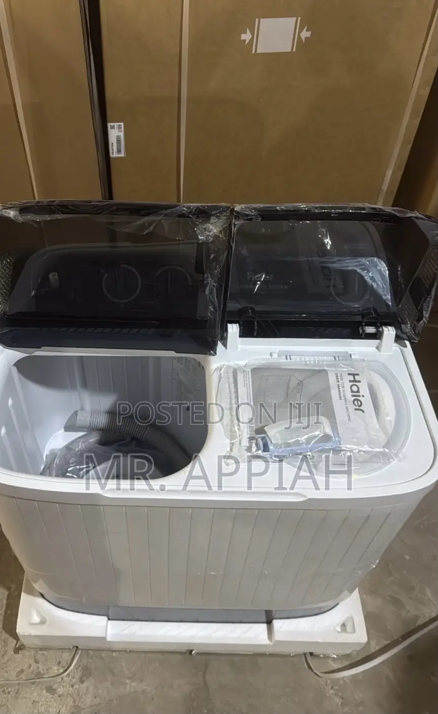 Fresh in Box Haier 7kg Semi-Automatic Washing Machine + Spin Dry.