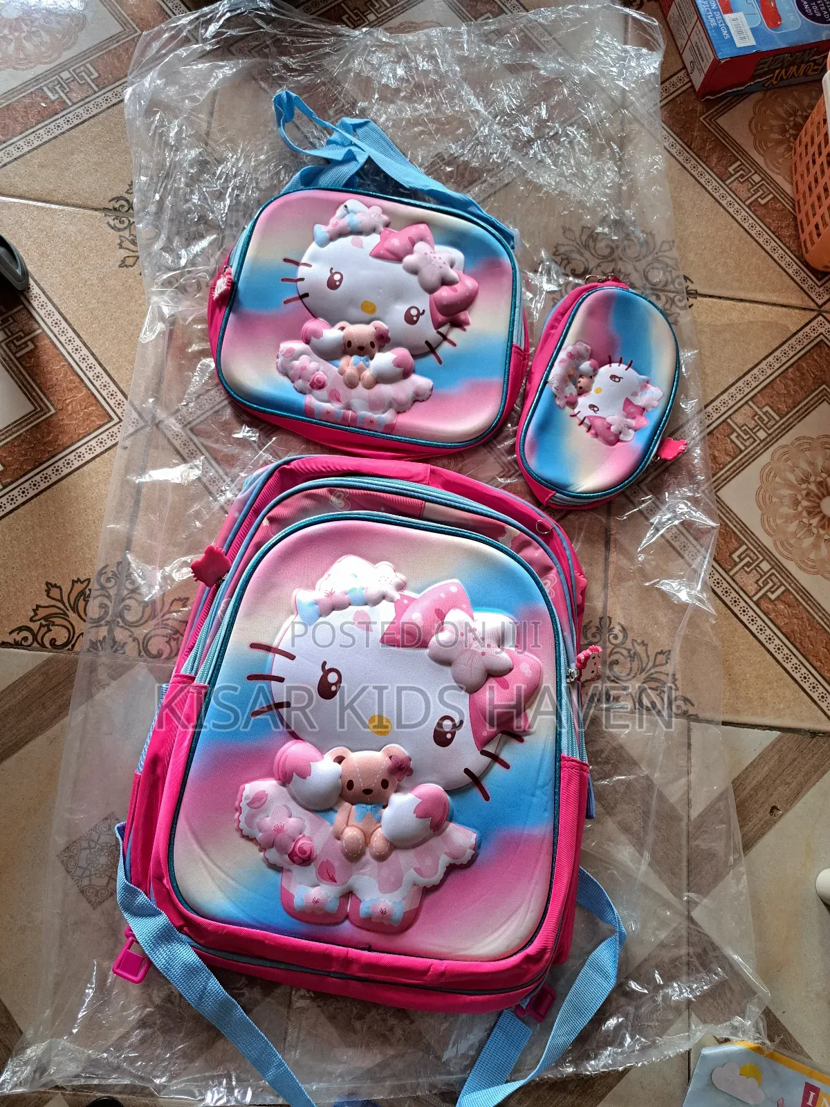 School Bag With Lunch Bag and Pencil Case 4 to 7 Years