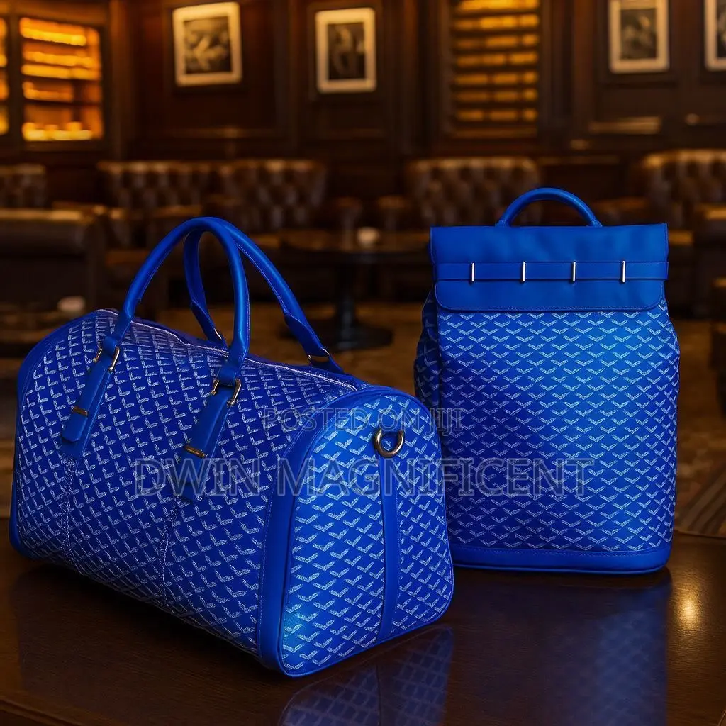 A Set of Goyard Boston Duffel Bag /Goyard Cisalpin Backpack.
