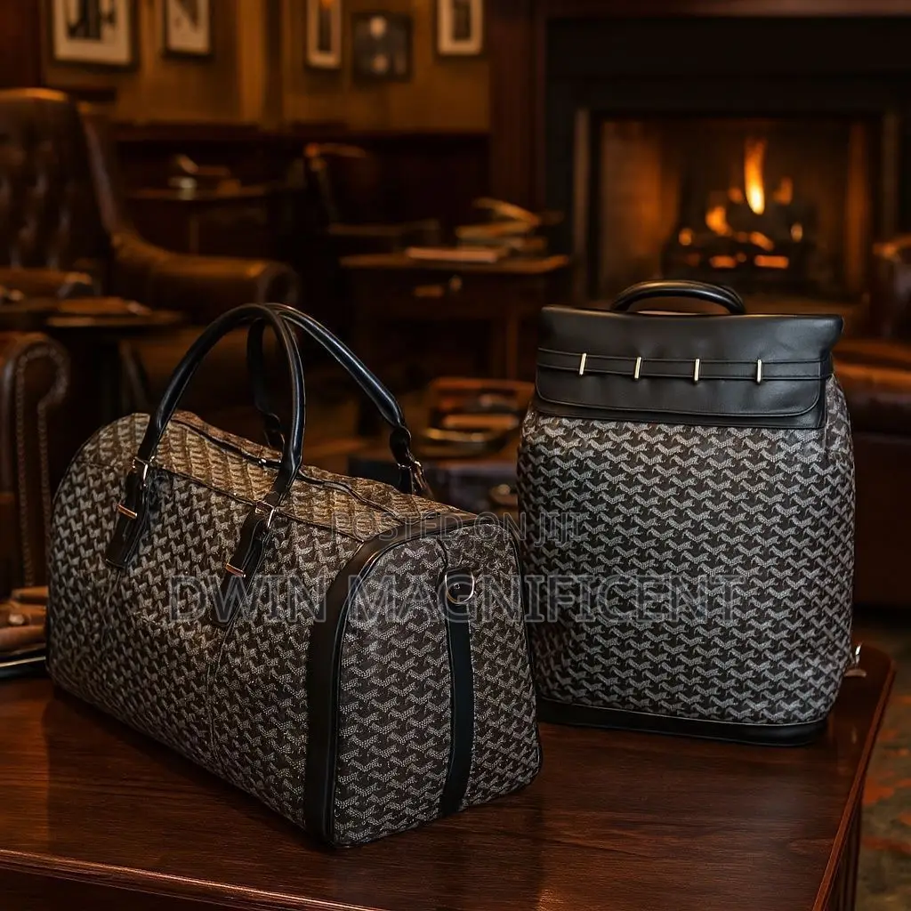 A Set of Goyard Boston Duffel Bag /Goyard Cisalpin Backpack.