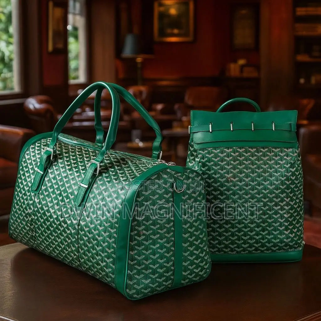 A Set of Goyard Boston Duffel Bag /Goyard Cisalpin Backpack.