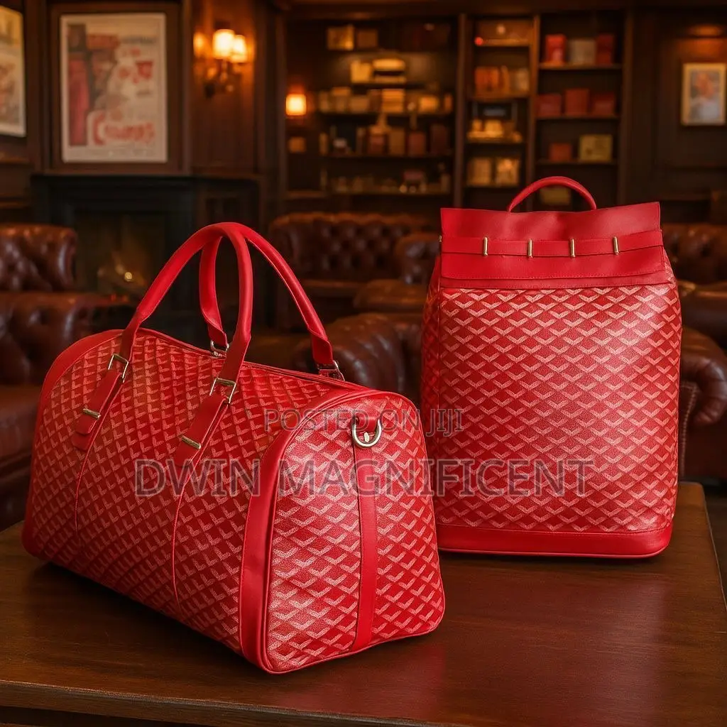 A Set of Goyard Boston Duffel Bag /Goyard Cisalpin Backpack.