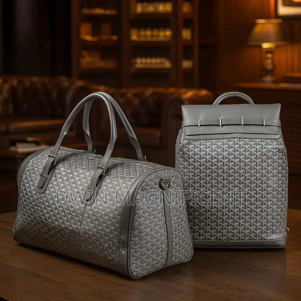 A Set of Goyard Boston Duffel Bag /Goyard Cisalpin Backpack.