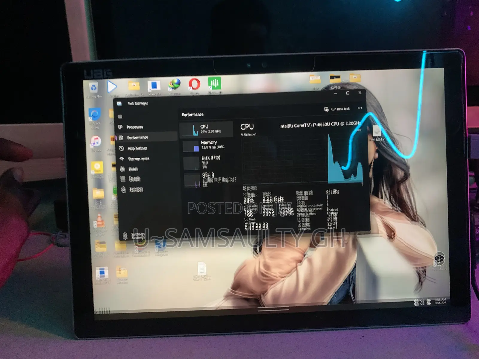 Laptop Microsoft Surface Pro 4 8GB Intel Core I7 SSD 256GB
