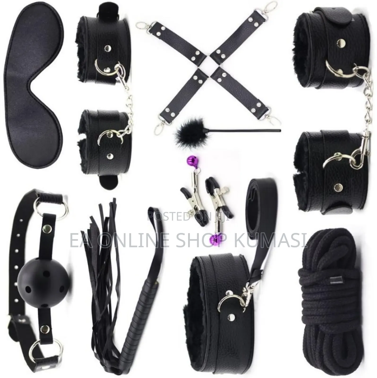 Sex Bondage BDSM Restraints Sex Toys 10 PCS Set