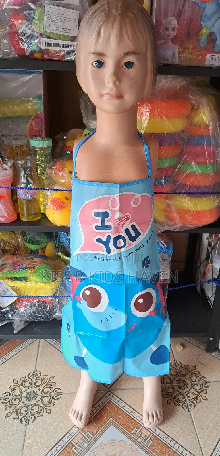 Kids Apron 1 To 6 Years ( Rubber)