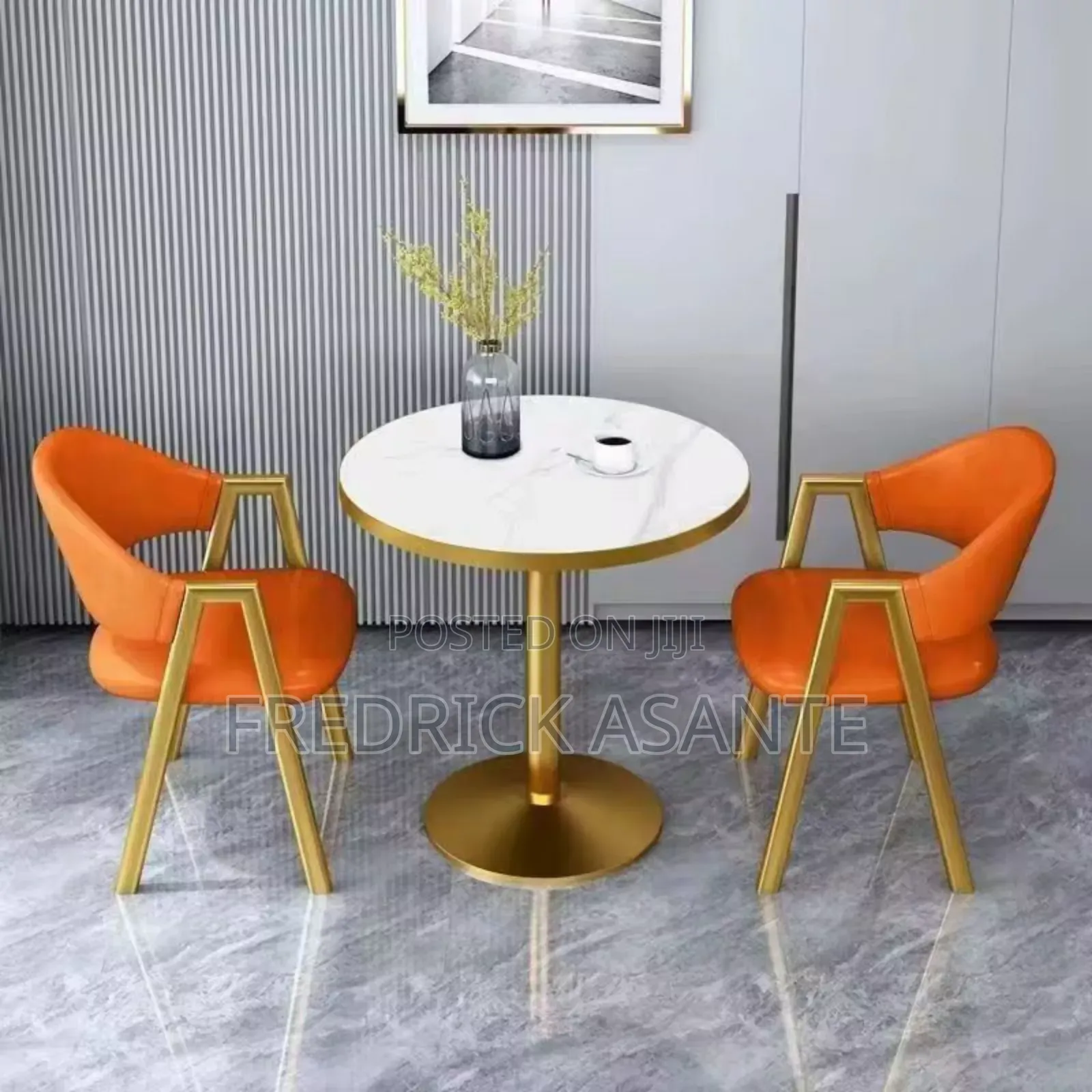 Modern Table With Two High Quality Chair