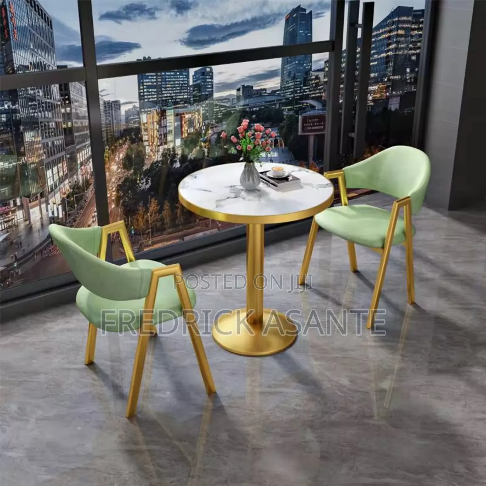 Modern Table With Two High Quality Chair