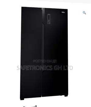 Elegant Black Side by Side P572sbsg TCL 442 Liters Refrigerator