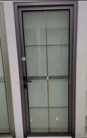 Elegant Opaque Glass Door