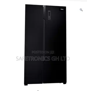 Shop Elegant Black TCL 442 Liters Side by Side P572sbsg Refrigerator