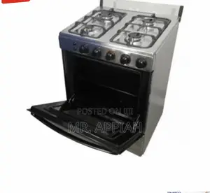 Original Nasco 60cmx 60 4 Gas Burner With Oven Grill(Gray) 