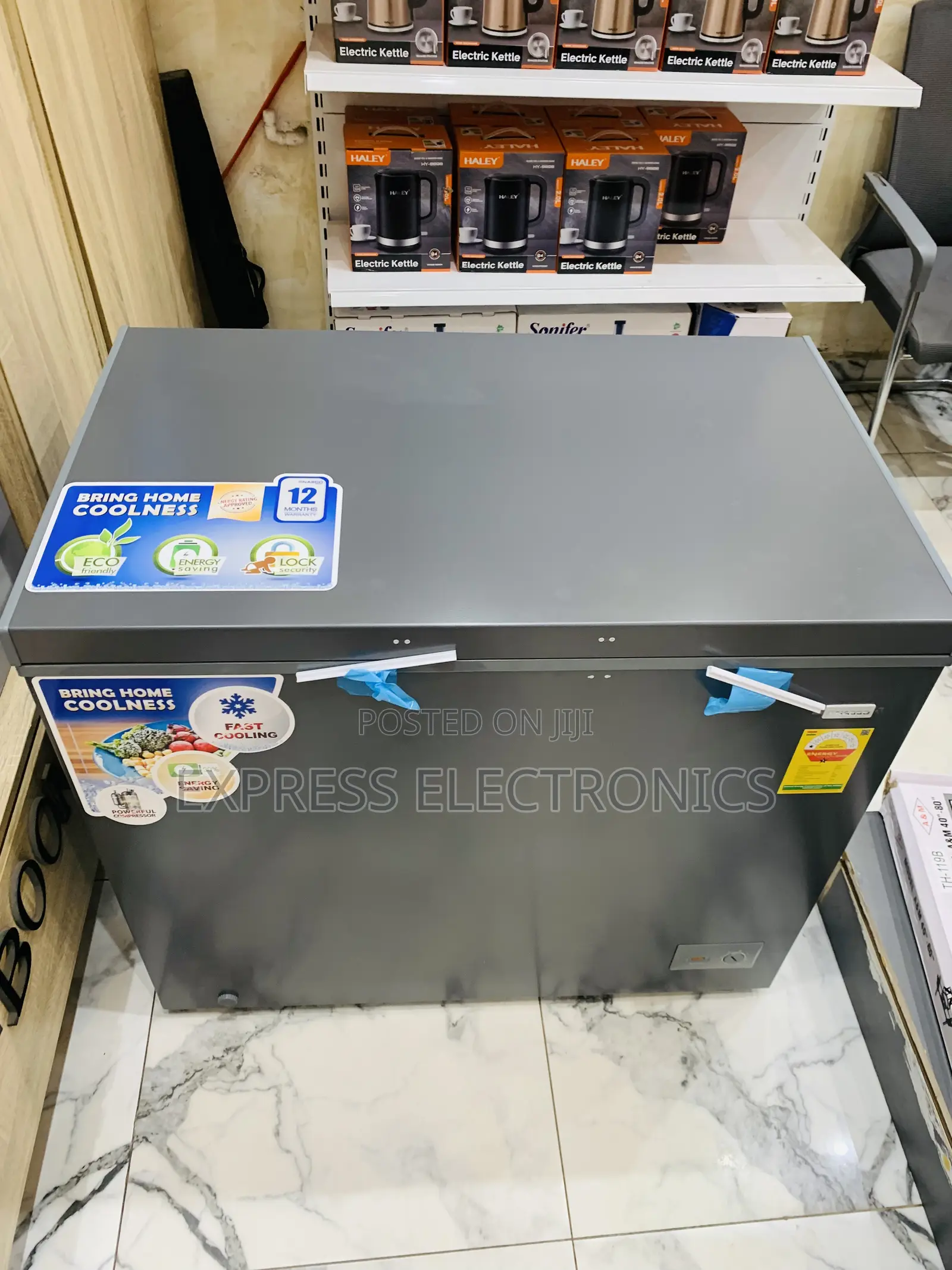 Chest Freezer Single Door Nasco Nas300 250l Silver And