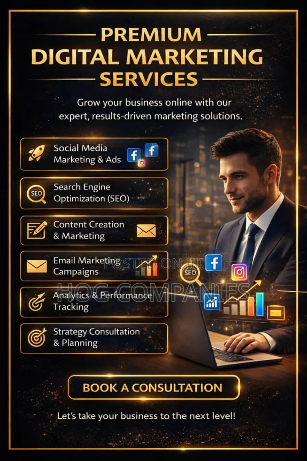Premium Digital Marketing Services – Book A Consultation