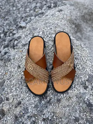 Men Quality Leather Slippers