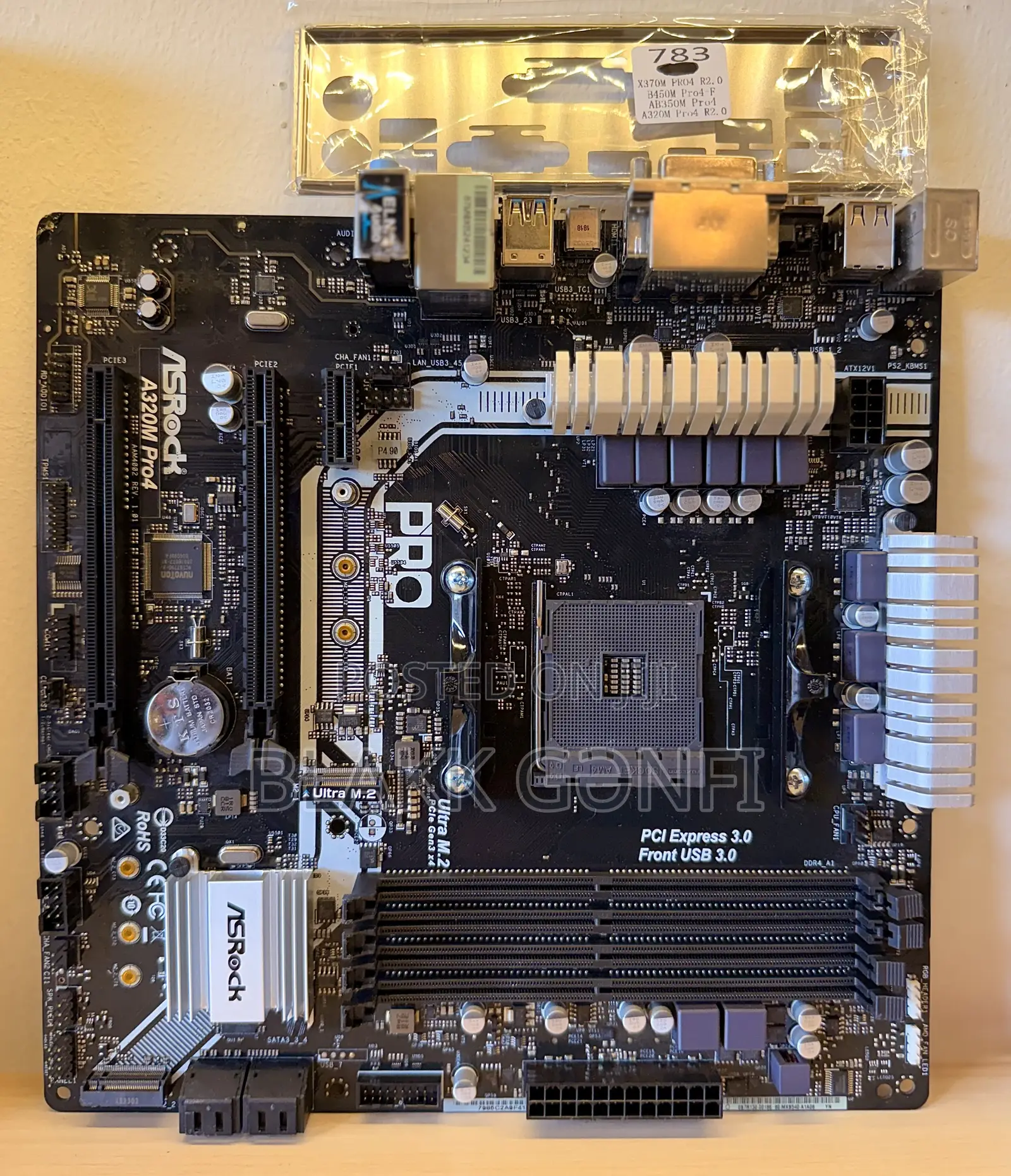 Asrock A320m Pro4 Amd RGB Gaming Motherboard