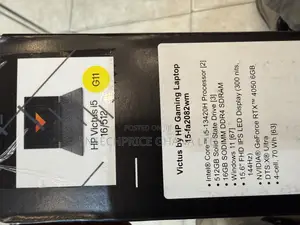 New Laptop HP Victus 15 16GB Intel Core I5 SSD 512GB