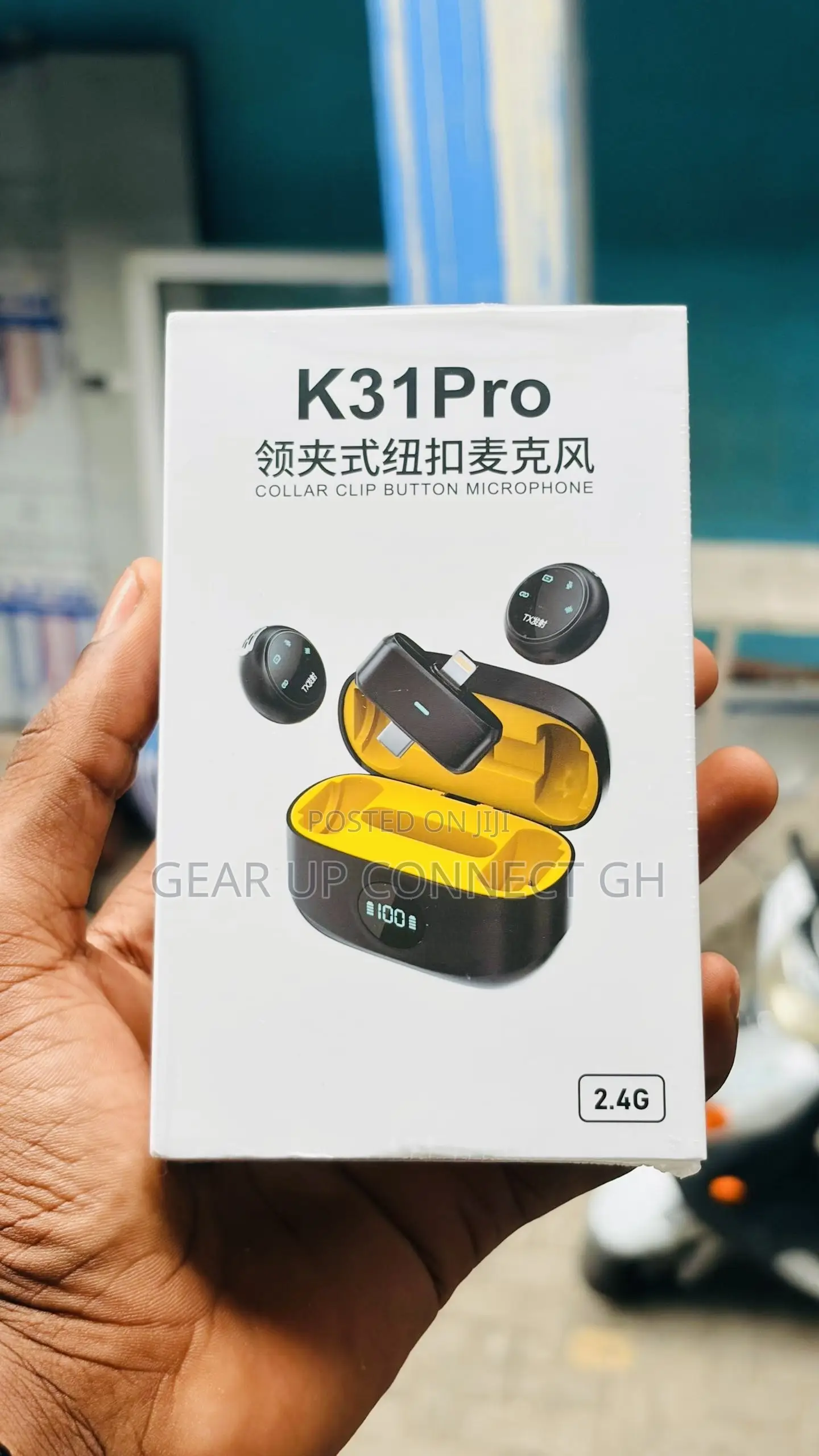 Clip Button Wireless Microphone