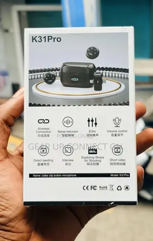 Clip Button Wireless Microphone